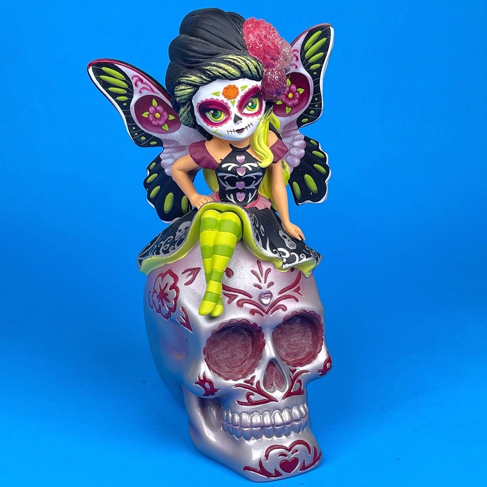 Jasmine Becket-Griffith Spirit of the Merciful Grace Fairy Sugar Skull HC Glows